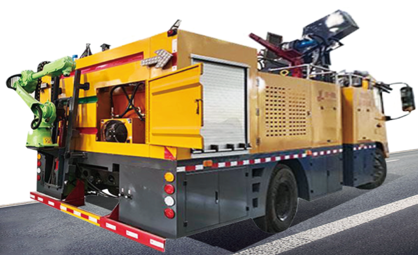 雙攪拌車載式機(jī)械探測(cè)臂